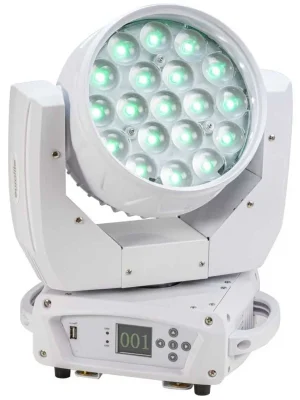 Časově Omezené Eurolite LED TMH-X4 otočná hlavice ZOOM, 19 x 15W, QCL RGBW, DMX, bílá