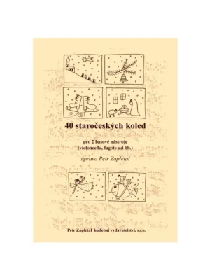 40 staročeských koled (2 basové nástroje) Nejlepší Cena