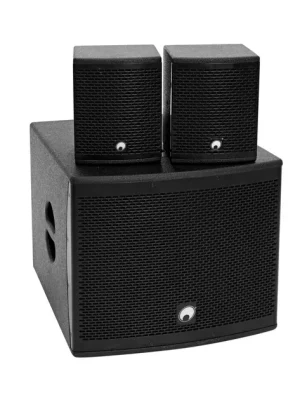 Koupit Online Omnitronic Set MOLLY-12A + 2x MOLLY-6 Top, 760W, BT, černý