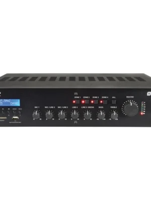 Adastra RM480D, 100V mixážní 4-zónový zesilovač, FM/DAB+, BT, USB/SD Poslední Šance