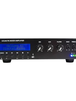 Adastra UX240, 100V mixážní zesilovač, 240W, BT/MP3/ DAB+/FM Aktuální