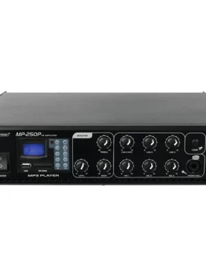 Omnitronic MP-250P, 100V mixážní zesilovač, 250W, MP3 Cenová Bomba
