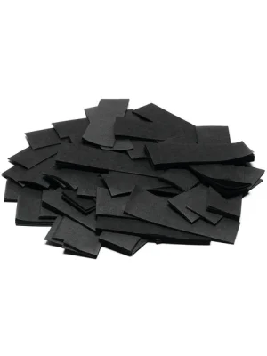 Tcm Fx pomalu padající obdélníkové konfety 55x18mm, černé, 1kg Ověřený