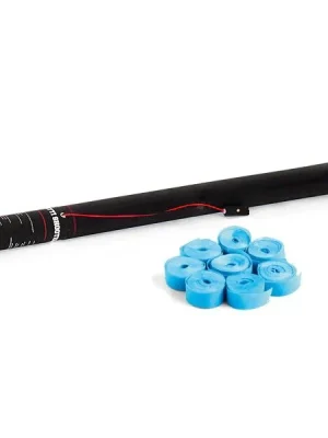 Vysoce Kvalitní Tcm Fx elektronické dělo na konfety-serpentýny 80cm, světle modré konfety