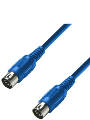 Horká Nabídka Adam Hall kabel MIDI DIN 5 1,5m Blue
