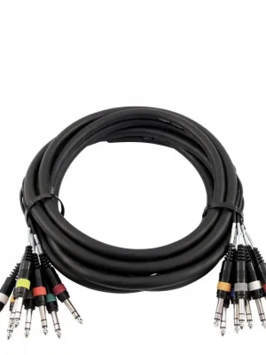 Snake kabel 8x Jack 6,3 - 8x Jack 6,3 stereo, 3 m Akční Nabídka