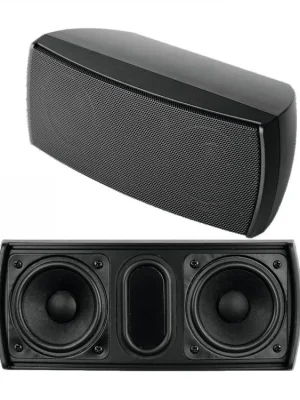 Omnitronic OD-22 nástěnný 2x 2,5" reproduktor 15W, 8 Ohm, černý Novinka