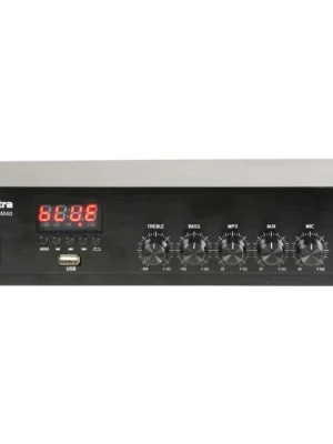 Adastra DM40, digitální 100V mixážní zesilovač, 40W, BT/MP3/FM Sleva