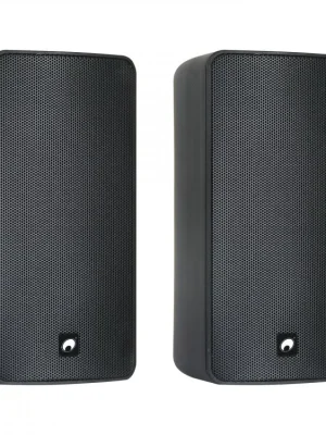 Omnitronic ODP-206 nástěnný 6" reprobox 80W, 16 Ohm, IP65, černý, cena/pár Omezená Nabídka