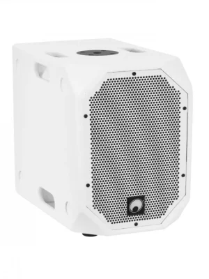 Omnitronic BOB-10A DSP 10" subwoofer, 900W, Bluetooth, bílý Zlevněný