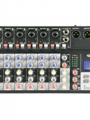 Citronic CSM-8 Mixážní pult s USB a Bluetooth Nejlepší Volba