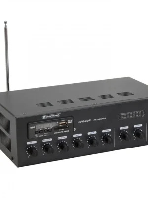 Omnitronic CPE-40P PA, 100V mixážní zesilovač, 40W, BT/MP3/FM Časově Omezené
