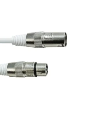 Levný Eurolite DMX kabel XLR 3pin 3m bílý