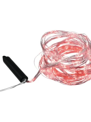 Časově Omezené Eurolite 360 LED Cascade, světelný řetěz, teplá červená, 3 m