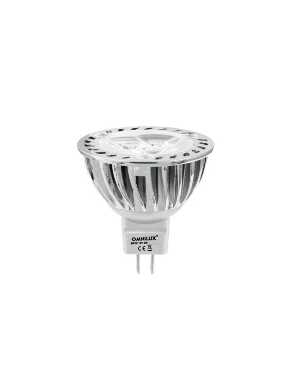 12V MR-16 GU-5.3 Omnilux, 3x1W LED 3000K Cenová Bomba