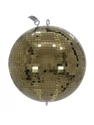 Zrcadlová koule 30 cm, zlatá Cenová Bomba