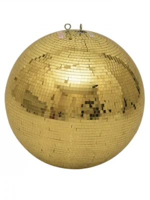 Zrcadlová koule 40 cm, zlatá Výhodná Nabídka