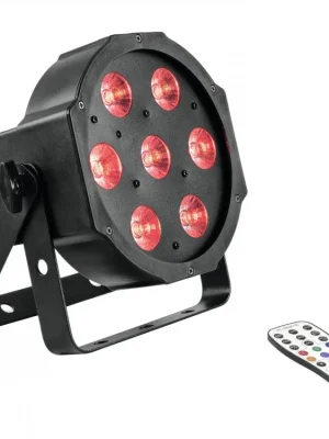 Vysoce Kvalitní Eurolite LED SLS-7 DMX, 7x 10W TCL LED, IR, reflektor