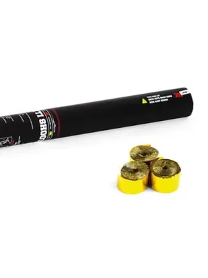 Autentický Tcm Fx Ruční dělo na konfety-serpentýny 40cm, zlaté konfety