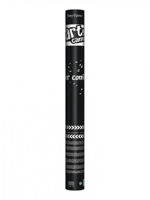 Nejlepší Volba Párty konfety vystřelovací 60 cm, stříbrné