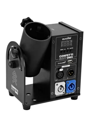 Časově Omezené Eurolite Confetti Shot DMX, zařízení pro ovládání odpalovacích děl konfet a stuh