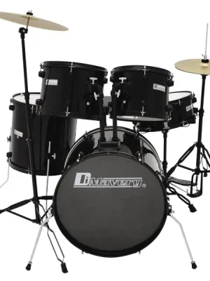 Nová Kolekce Dimavery DS-200, bicí sada, černá
