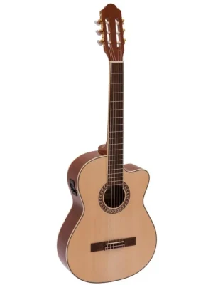 Dimavery CN-600, elektroakustická klasická kytara 4/4, přírodní Zlevněný