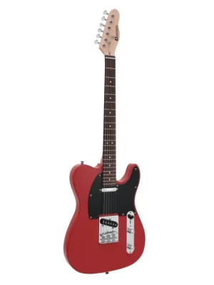 Dimavery TL-401, elektrická kytara, červená Autentický