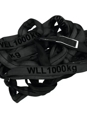 Pás vázací 0,5 m, nosnost 1000 kg, černý Přímo Od Výrobce