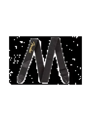 Fender 2 Black Poly Strap Yellow Přímo Od Výrobce