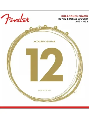 Nejlepší Volba Fender 880L Dura-Tone Coated, 80/20, Ball End 12/52