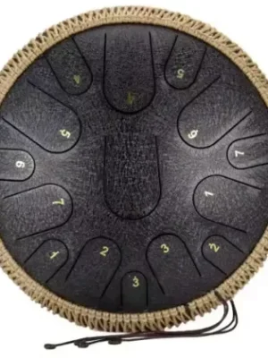 Dokud Zásoby Vydrží Steel Tongue Drum FZone STD-14I15 Rough Black