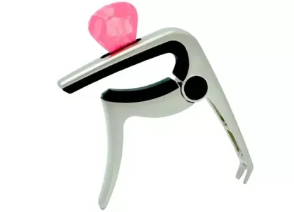 Kapodastr na kytaru, univerzální FZone FC-98 Silver Bezpečná Platba