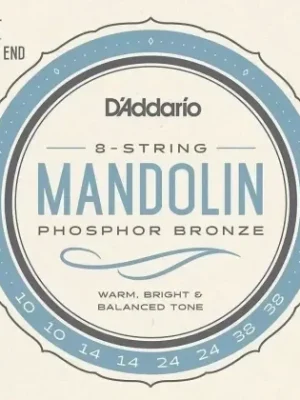 Struny pro mandolínu D'Addario EJ73 - 10/38 Nejlepší Volba