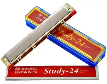 Autentický Harmonika tremolo Suzuki Study-24 C