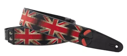Řemen kytarový RightOn Union Jack Unique Originální