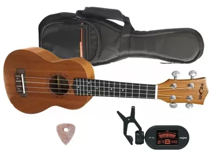 Super Cena Ukulele sopraninové FZone FZU-110XS Sapele SET3