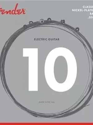 Aktuální Struny pro elektrickou kytaru Fender 255R Nickel Plated Steel, Ball End - 10/46