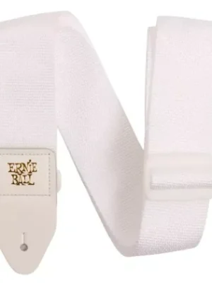 Ověřený Řemen kytarový Ernie Ball EB 5350 Polypro White-White