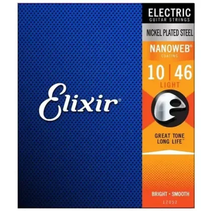 Výhodná Nabídka Struny pro elektrickou kytaru Elixir 12052 Regular Light - 10/46