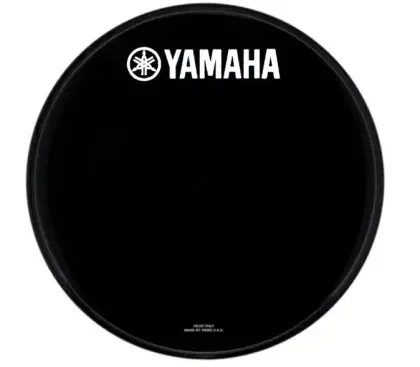 Blána bicí resonanční Yamaha P3 Black 26" Remo Classic YAMAHA logo Akční Nabídka