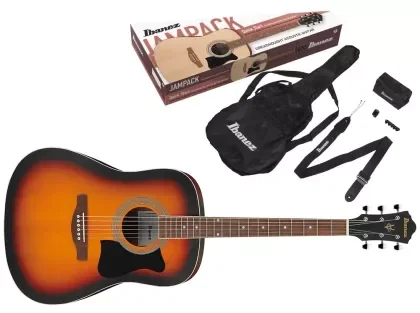 Pouze Dnes Akustická kytara paket Ibanez V50NJP Pack OVS