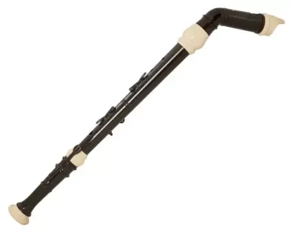 Basová zobcová flétna, barokní prstoklad Aulos 521 Bass Autentický