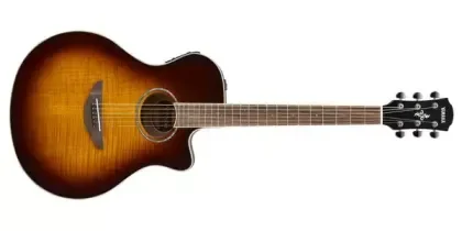 Ověřený Elektroakustická kytara slim Yamaha APX 600FM TBS