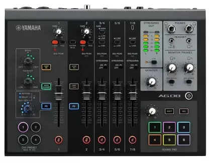 Mix, audio rozhraní Yamaha AG08 BL Horká Nabídka