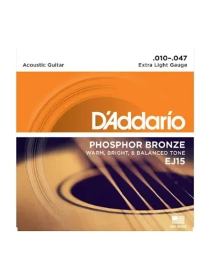 D'ADDARIO EJ15 kovové struny pro akustickou kytaru Akční Cena