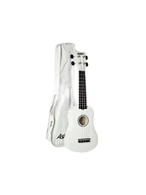 Nejlepší Volba Ashton UKE 110 WH bílé sopránové ukulele + obal zdarma
