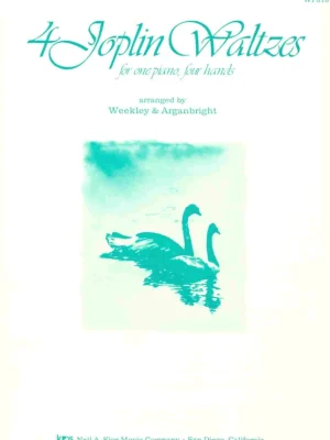 4 JOPLIN WALTZES by Scott Joplin - 1 piano 4 hands / 1 klavír 4 ruce Speciální Cena