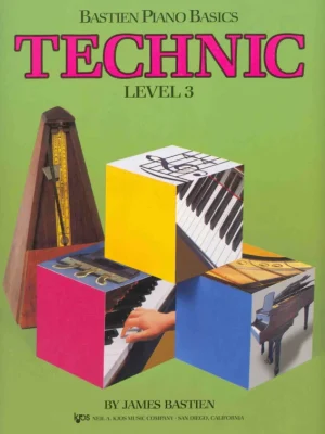 Bastien Piano Basics - TECHNIC - Level 3 Levný