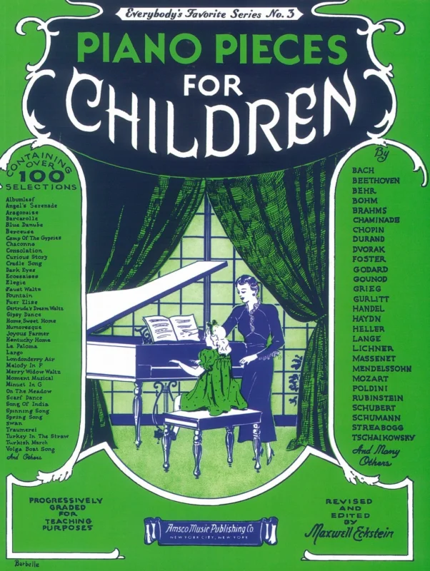 Kup Teď Everybody's Favorite: Pieces for Children (green) / klavírní skladby pro děti (zelený sešit)